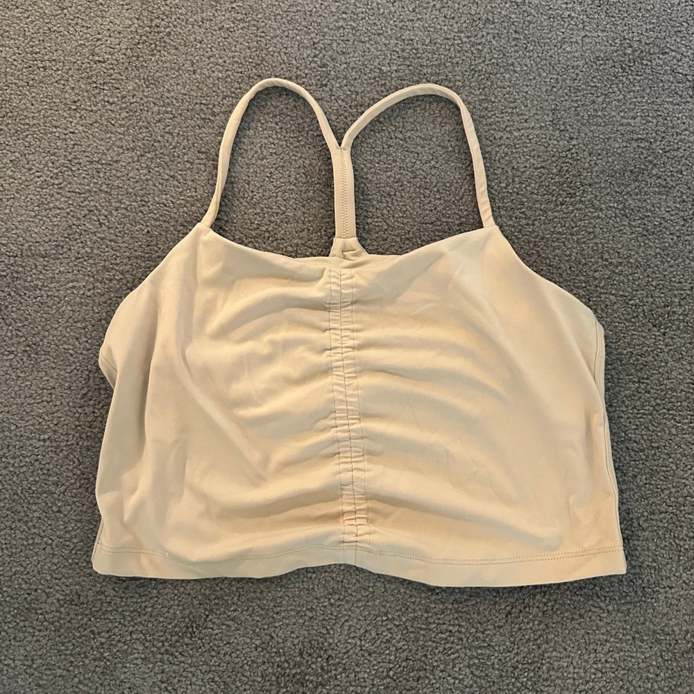 All in Motion Cream Sports Bra